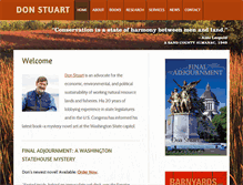Tablet Screenshot of donstuart.net